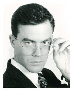 model male glasses dark hair headshot 1991